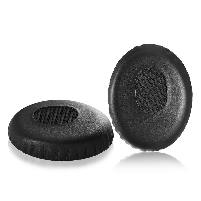 Jarmor QC3 Earpads, JARMOR Replacement Memory Foam Ear Cushion Cover Kit for Bose QuietComfort 3, On Ear, OE1 Headphones ONLY, Black - Image 1